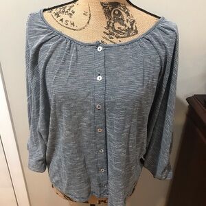 🔵testament Striped Top